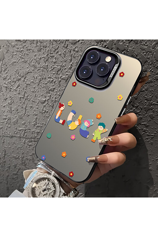 حافظة مضادة للسقوط من السيليكون المتوافقة مع هاتف iPhone 12 Pro، بنمط ممتع - 6