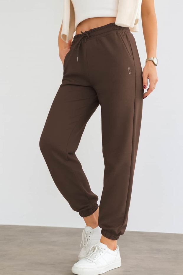 بنطلون رياضي ناعم الملمس G6772 - 1