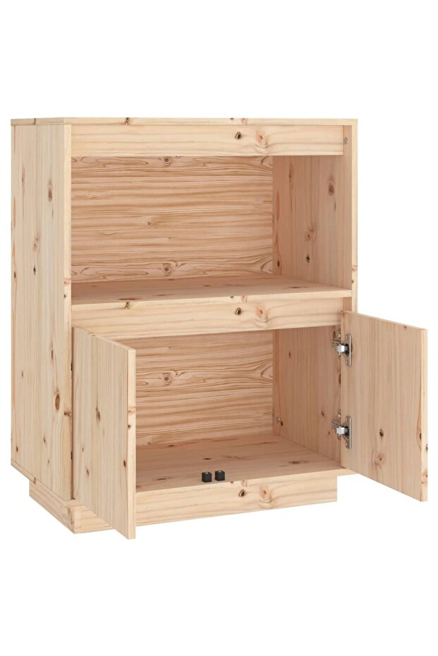 Sideboard 60x34x75 cm Solid Wood Pine - 5