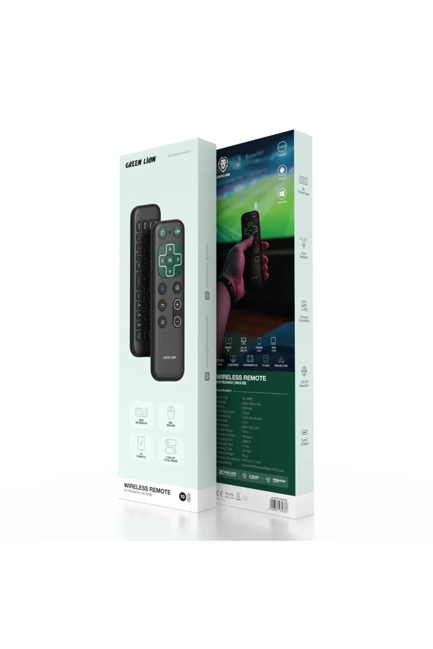 Wireless Remote With Keyboard And Mouse