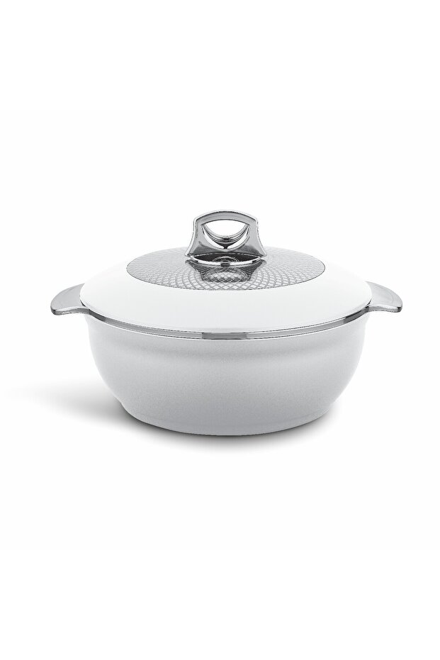 Globus Casserole Dlx 1200 Ml - White | Hot Food Storage Container & Warmers