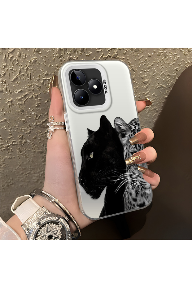 Realme Note 50 4g Compatible Case Hard Shell Anti Fall Phone Case Tiger