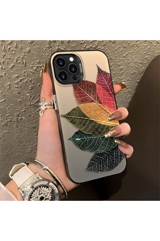 حافظة واقية ملونة من السيليكون متوافقة مع هاتف iPhone 14 Pro ذات حافة أكريليك وخلفية ملونة