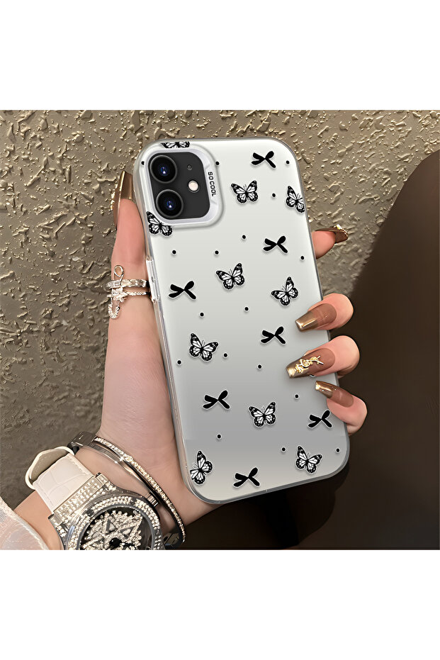 حافظة واقية من السيليكون ذات حافة من الأكريليك متوافقة مع هاتف iPhone 12 - 4