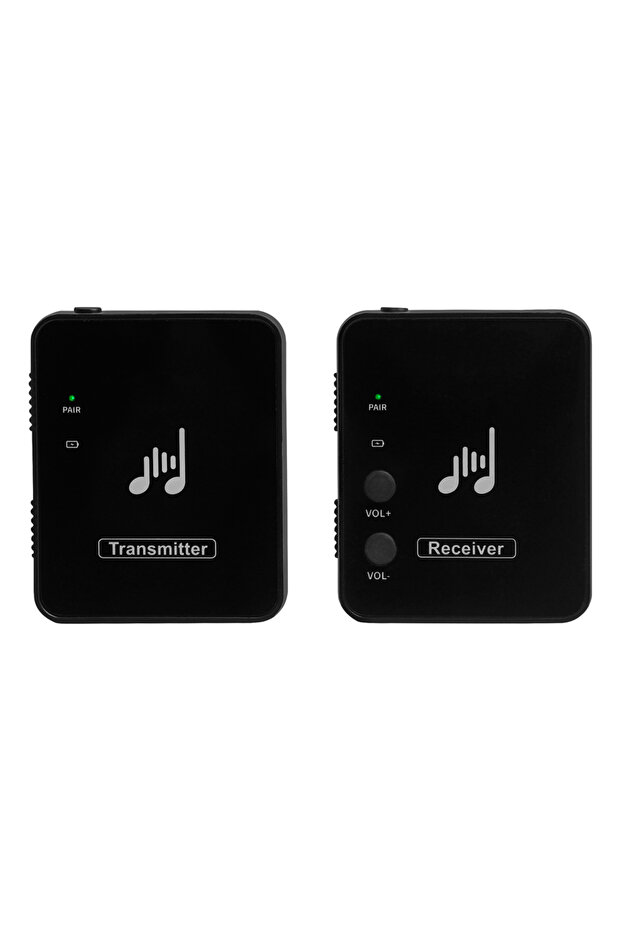 نظام WP-10 M-VAVE اللاسلكي، جهاز إرسال واستقبال سماعات الأذن بتردد 2.4 جيجا هرتز، جهاز إرسال واستقبال جيتار، مزود ببطارية قابلة للشحن