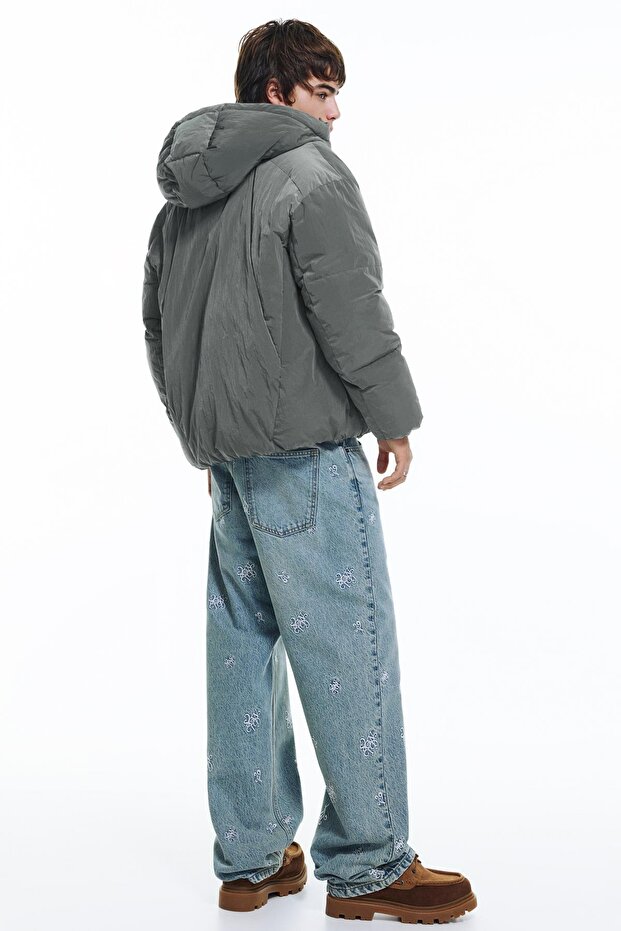 Kesimli şişme ceket - 3