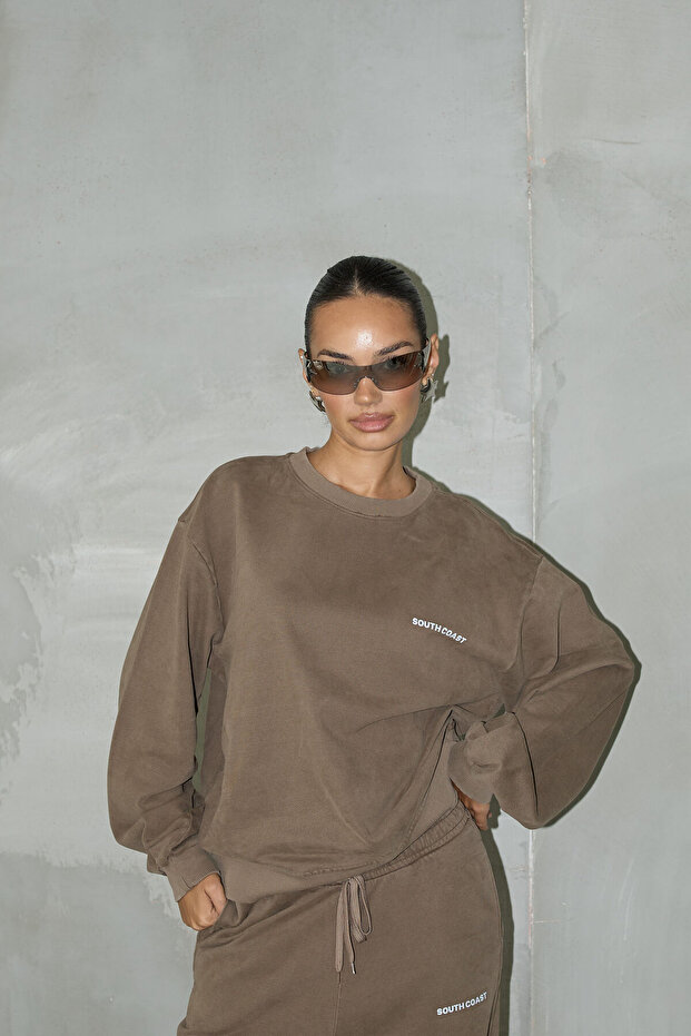 Basic Sweatshirt Ve Jogger Pantolon Takım - 2