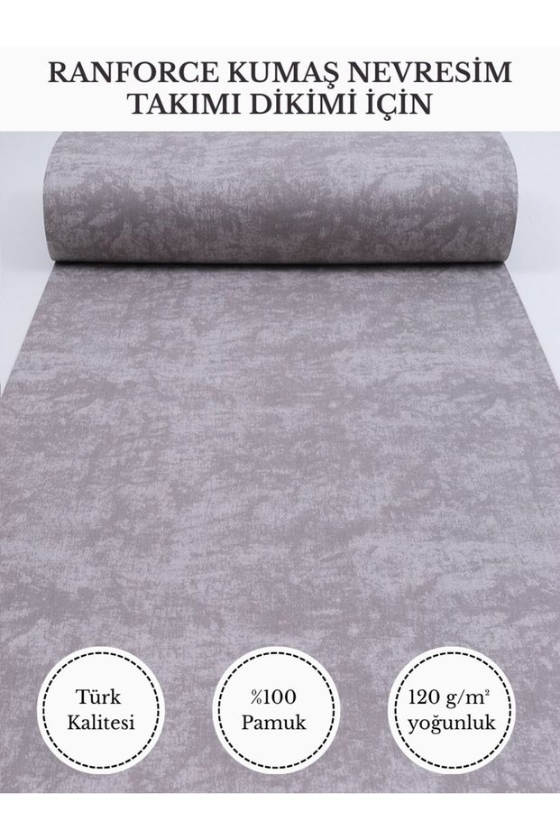 Ranforce Fabric for Sewing Duvet Covers – 100% Cotton, 240 cm × 100 Cm, Marble Pattern V-78