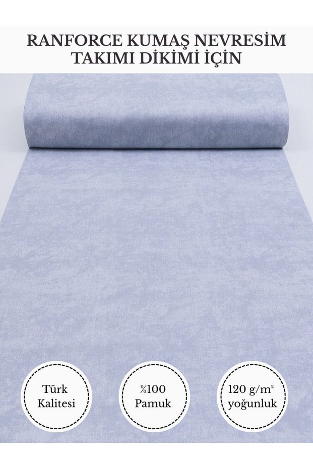 Ranforce Fabric for Sewing Duvet Covers – 100% Cotton, 240 cm × 100 Cm, Marble Pattern V-108