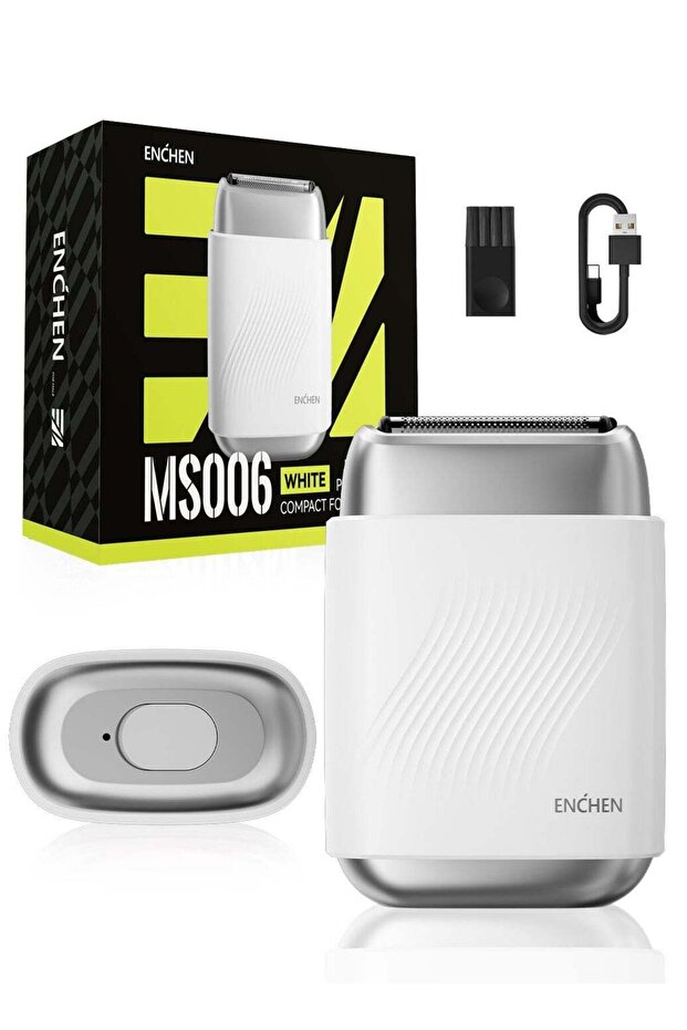MS006 Mini Compact Foil Shaver 3D Floating Triple-Blade System 6800 RPM/min Type-C Rechargeab