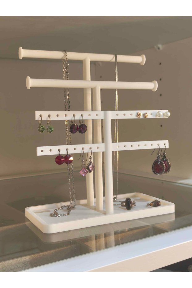 3D Printing Jewelry Stand – Earring, Necklace, and Ring Organizer