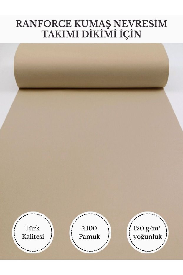 Ranforce Fabric for Quilt Sewing – 100% Cotton, 240 cm × 100 Cm, Plain Dyed V-12
