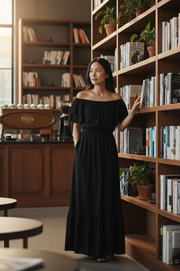 uzun rahat elbıse - 2