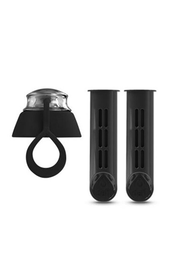 Filter insert for Dafi bottle, black, 2 pcs, cap - 1