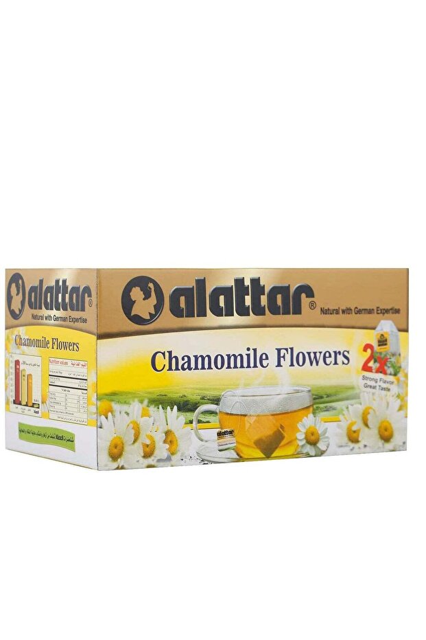 Alattar Chamomile Herbal Tea – 20 Tea Bags | Calming & Relaxing