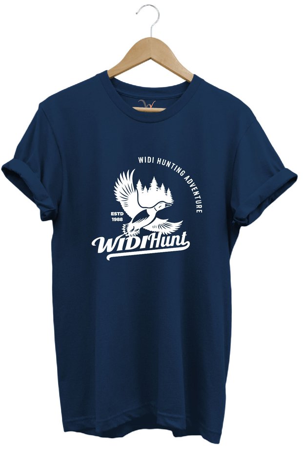 Hunting Hunting Duck Hunting Printed Adventure 100% Cotton Regular Fit Crew Neck Unisex T-Shirt