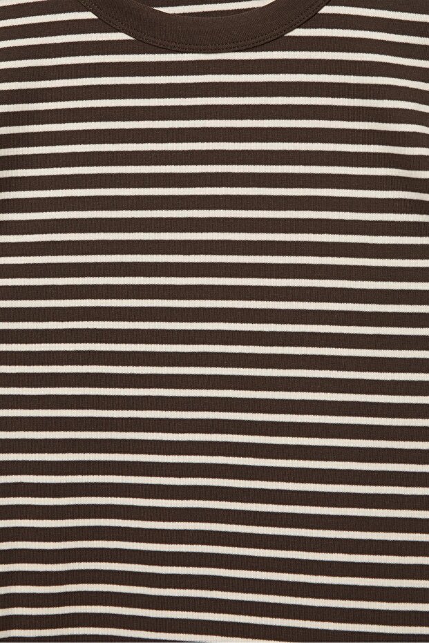 Basic vücuda oturan t-shirt - 2