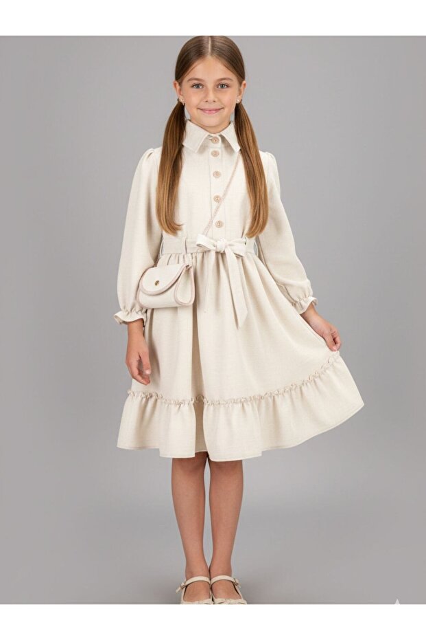 Beren Girl's Dress with Bag