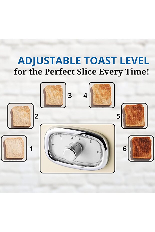 محمصة خبز ريترو سيريز 4 شرائح - 7