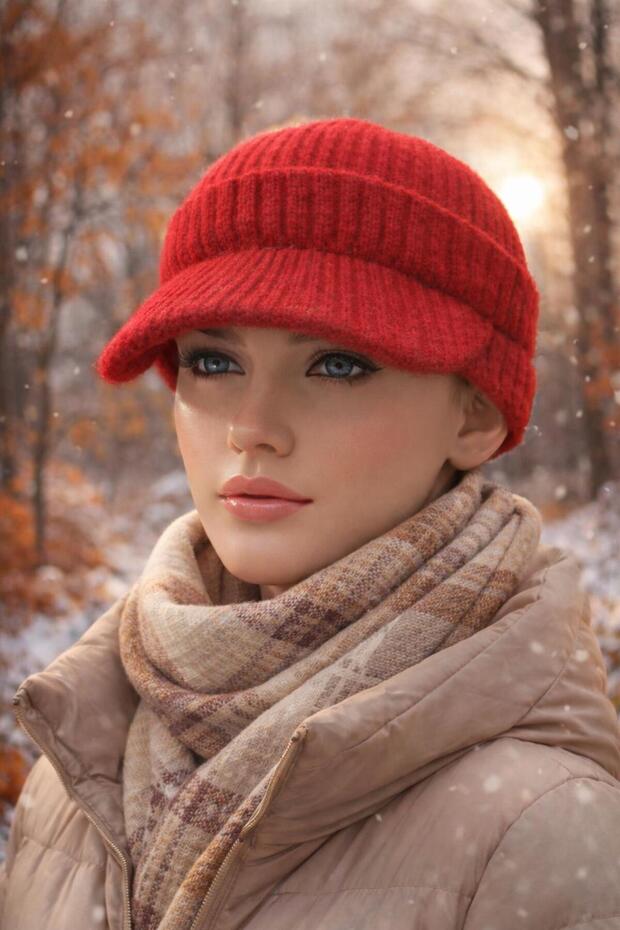 Knitwear Flexible Trench Cap