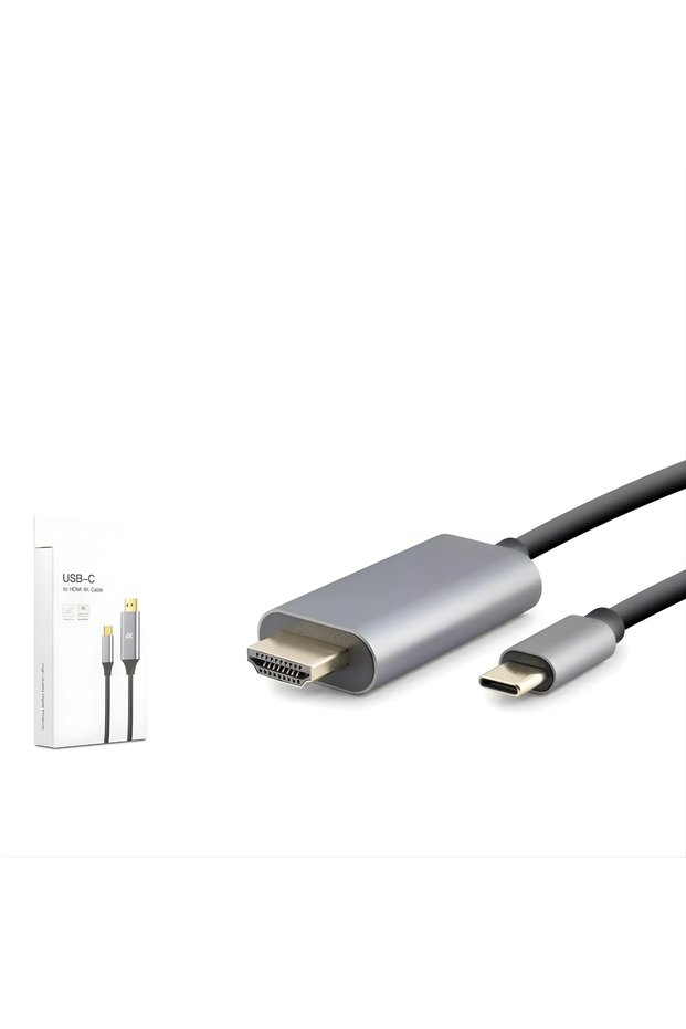 Mn311K Type-C to HDMI 4K 60Hz Ultra Hd Monitor and Tv Cable 1.8 Meters