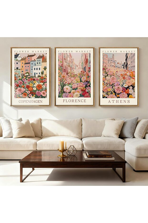 Elegant Abstract Painting Framed Canvas Wall Art Decor 30x40cm
