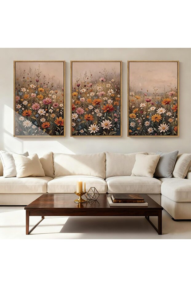Elegant Abstract Painting Framed Canvas Wall Art Decor 40x60cm