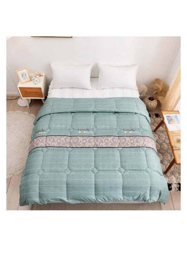 Queen Size Multicolor Comforter (210x230 cm) Green Spring