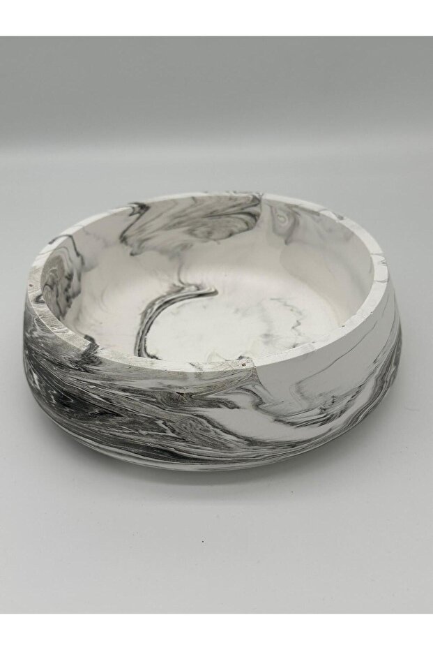 Oval Kase Mermer Görünümlü - 2