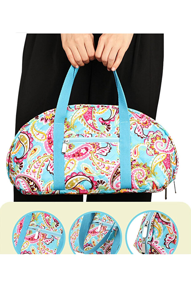 حقيبة محبوكة (أصلية) بنمط مرقع - 2