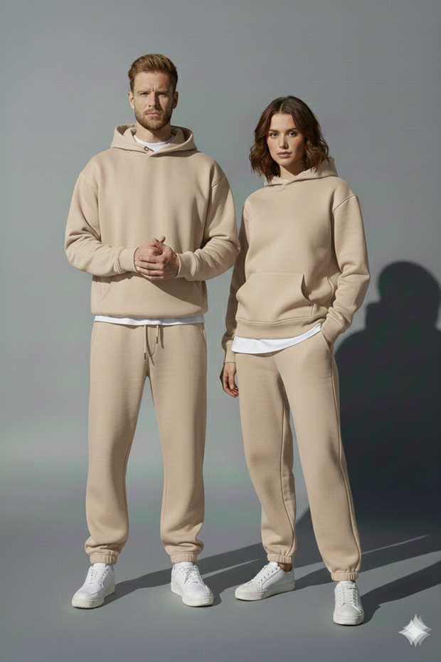 Winter Lover Couple Combination, Men's and Women's Bottom Top Set Men/Women 2-Piece