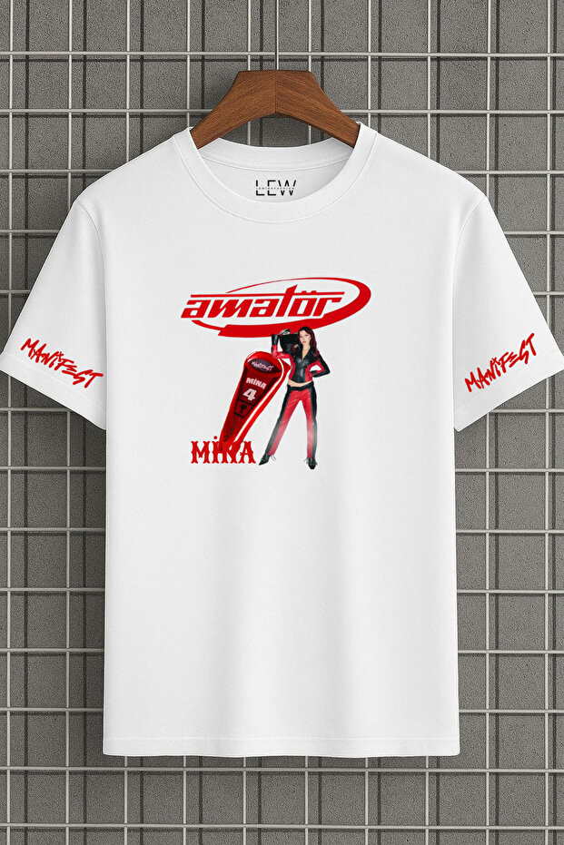 Manifest Group Amateur Mina Custom Design Cotton Gift Package Premium Print T-Shirt with Note Option