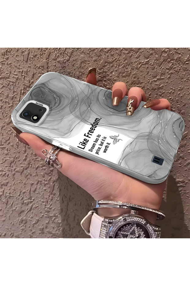 حافظة واقية بنمط إبداعي من السيليكون المتوافق مع هاتف Realme C20/C20A - 2