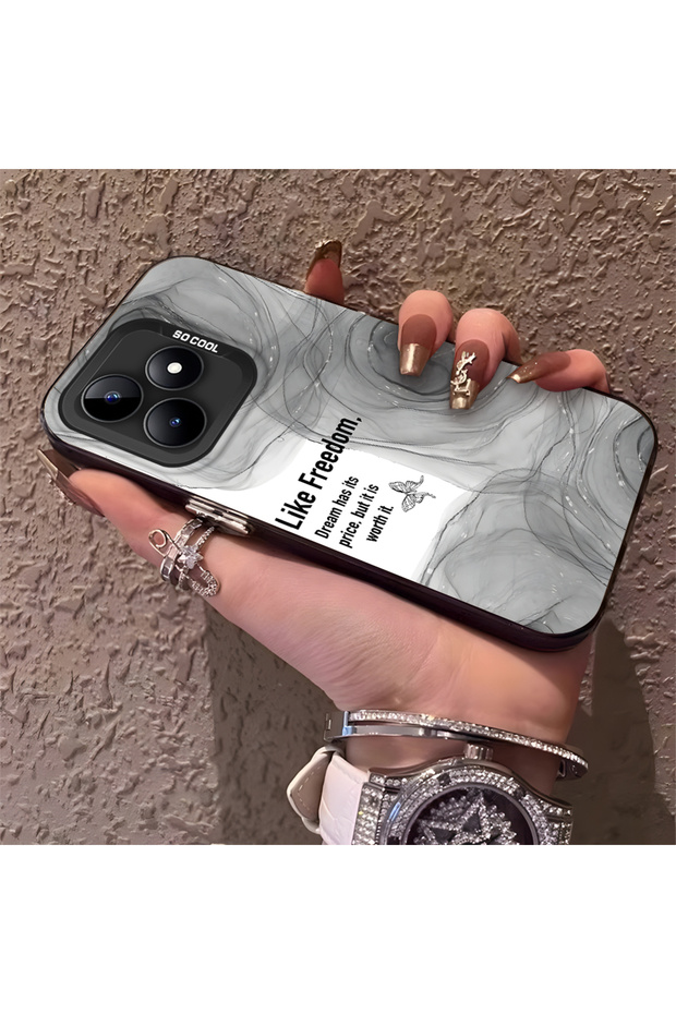 حافظة حماية ذات نمط إبداعي من السيليكون المتوافق مع هاتف Realme Note 50 - 2