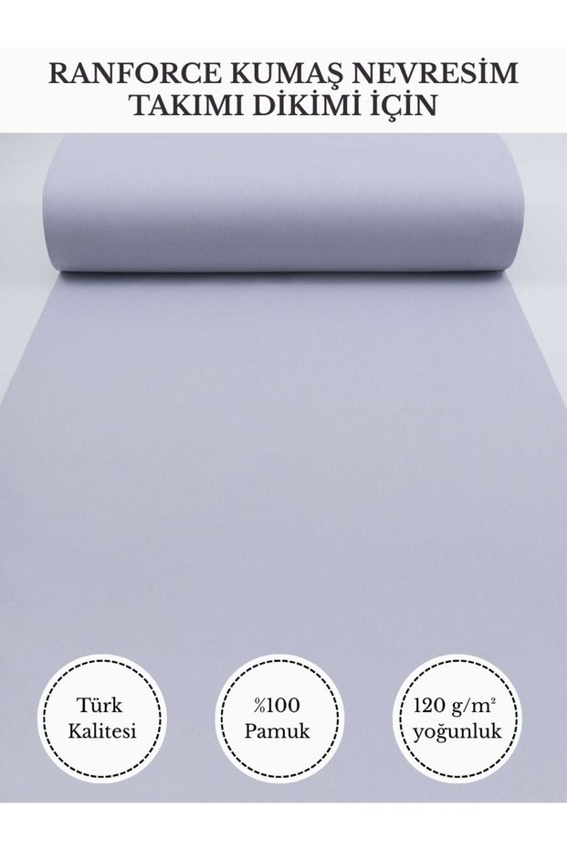 Ranforce Fabric for Quilt Sewing – 100% Cotton, 240 cm × 100 Cm, Plain Dyed V-96