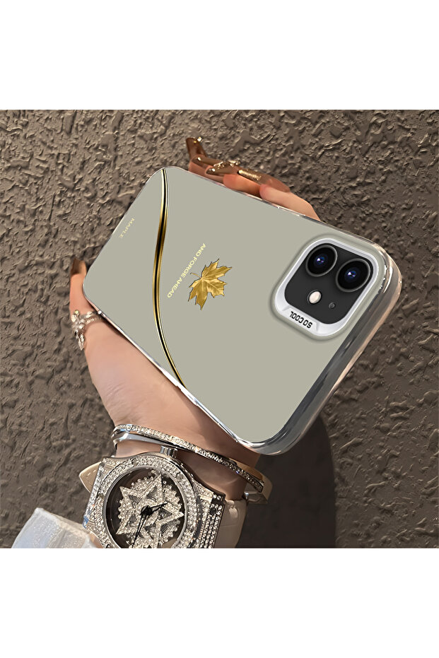 حافظة متوافقة مع هاتف iPhone 12، حافظة هاتف صلبة مضادة للسقوط، نمط التفاح - 3