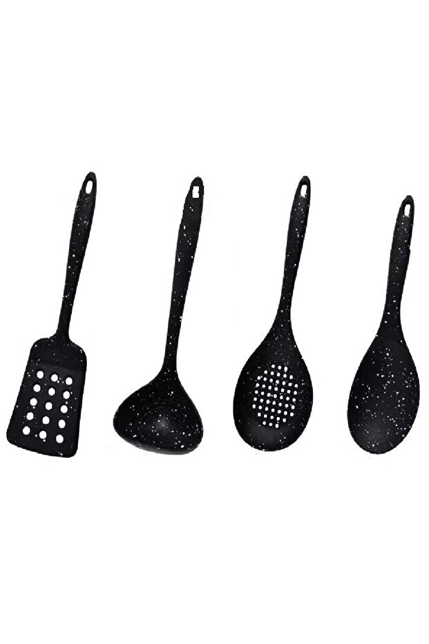 طقم 4 ملاعق طبخ سيليكون - 1