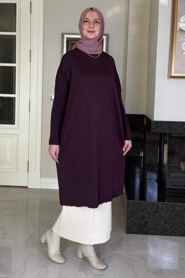 Dora Triko Tunik Mürdüm - 1