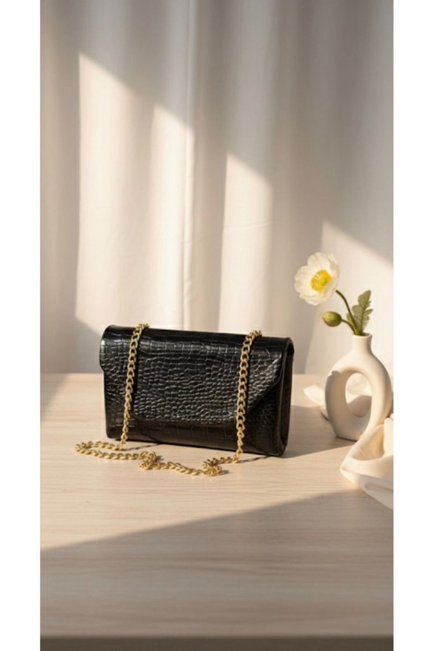 Black Shule Bags Gigi Clutch and Crossbody