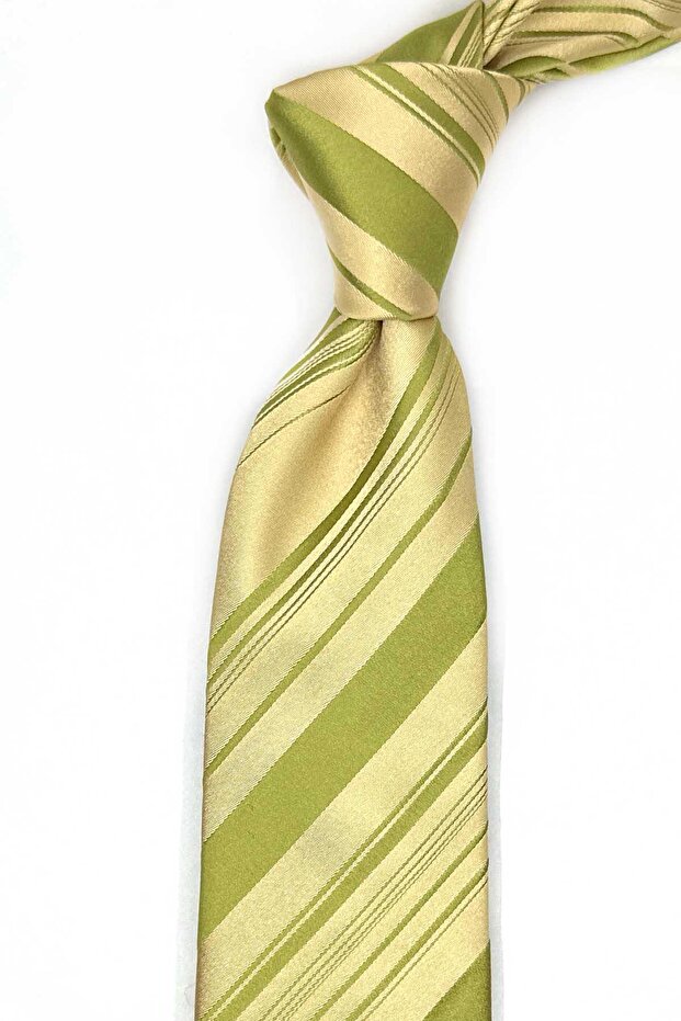 Monticello Style Green Italian Silk Tie Ik2166