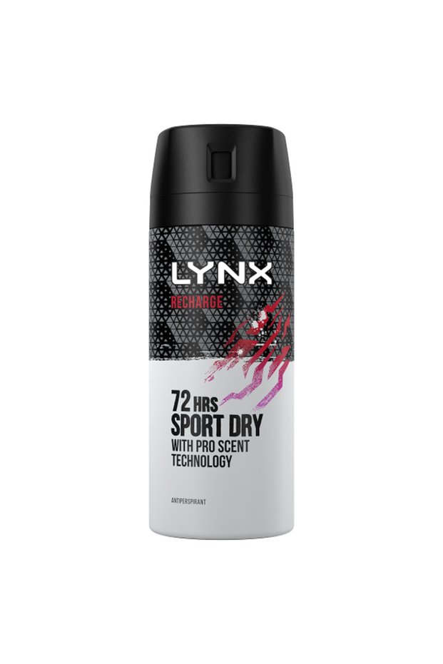 Recharge Sport Dry Anti Sweat Antiperspirant, 72Hrs Lasting Men Body Spray 150 ML