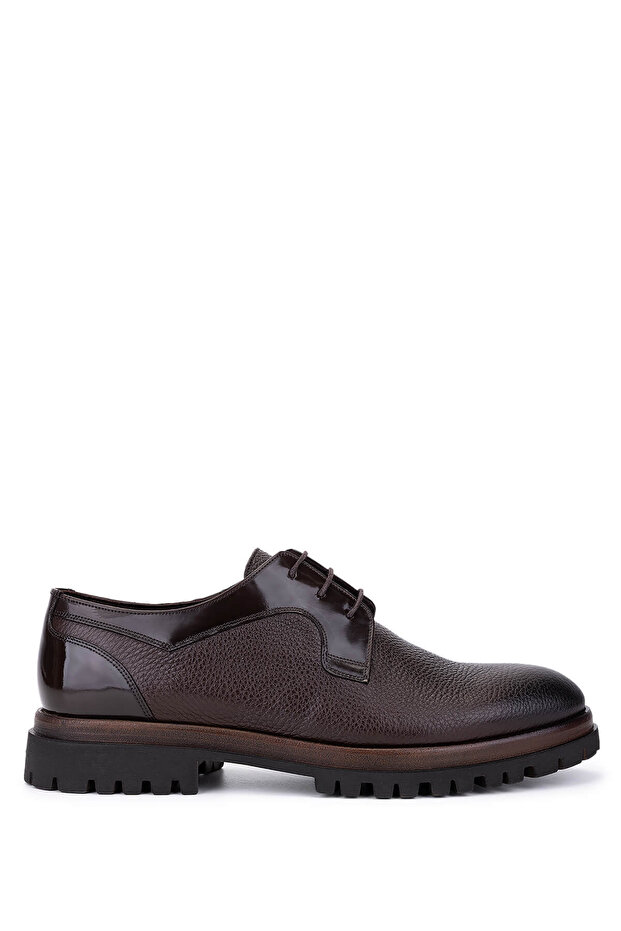 Men's Genuine Leather Brown Classic Shoes