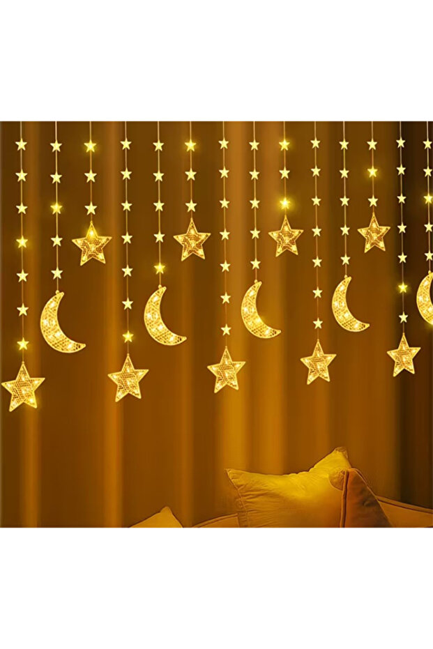 أضواء رمضانية، سلسلة أضواء LED، أضواء عيد القمر والنجوم