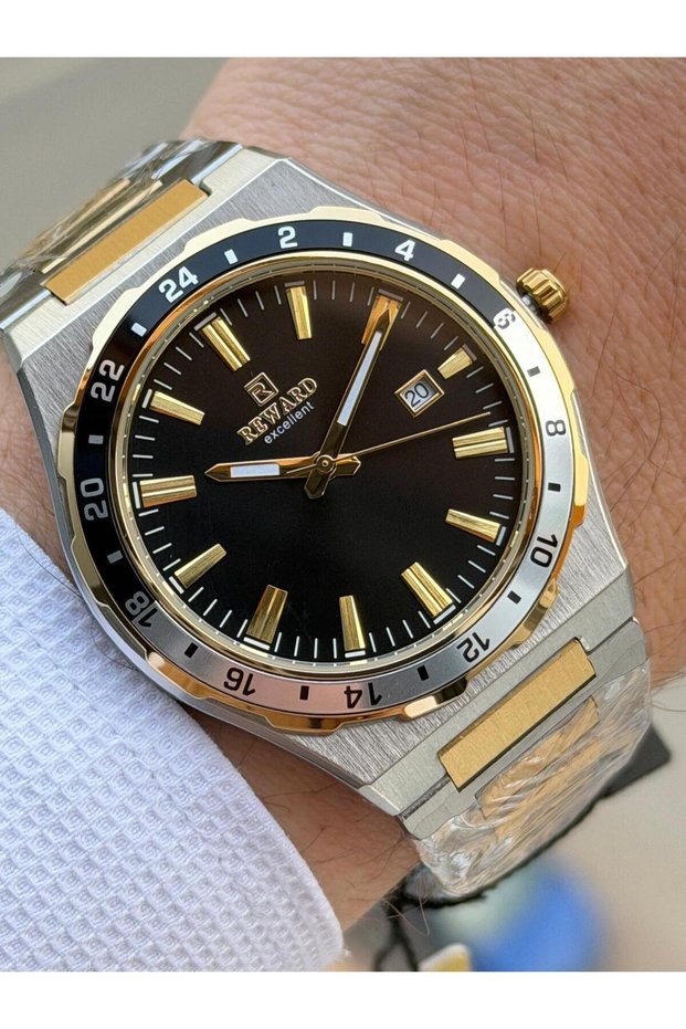 Steel Strap 5 Atm Water Resistant Calendar Dial 2 Years Warranty Men's Wristwatch Ft.Gl.M01.5