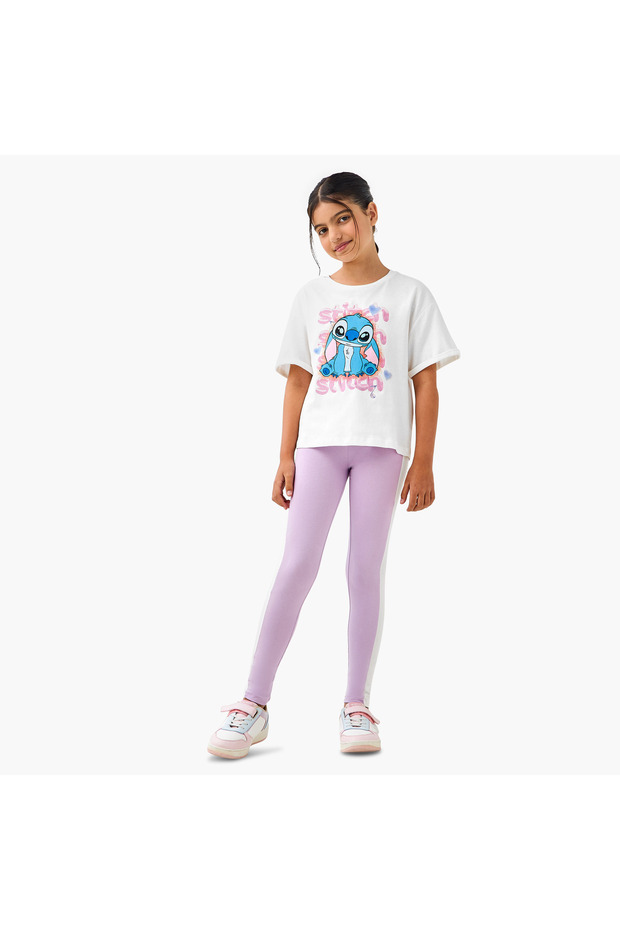 Solid Leggings with Elasticated Waistband - 2