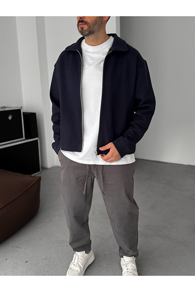 Lacivert Basic Ceket C-4627 - 4