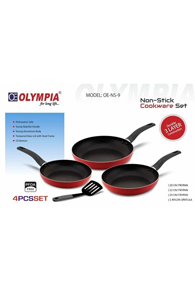 Heavy-Duty Non-Stick Frying Pan Combo – PFOA-Free