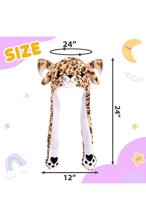 قبعة على شكل بطريق بأذنين متحركتين - 4