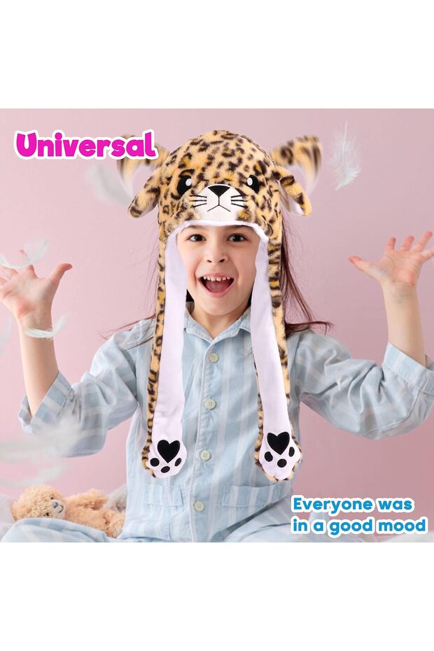 قبعة على شكل بطريق بأذنين متحركتين - 5