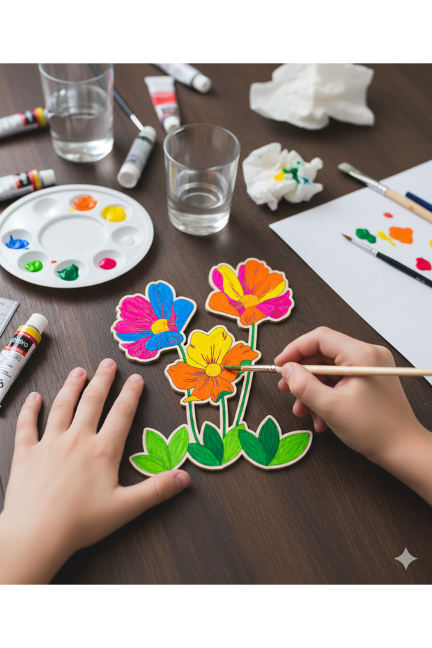 Gelincik Coloring Activity Art Preschool Kindergarten Nursery Activity Set 10 Pieces